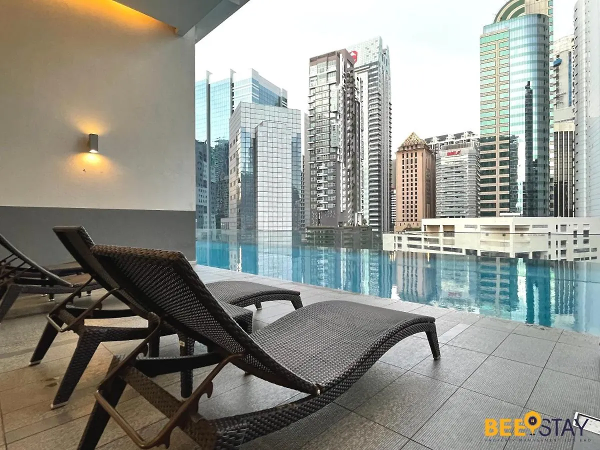 One Bukit Ceylon 5 Min Walk To Pavillion Klcc Apartman Kuala Lumpur 0*,